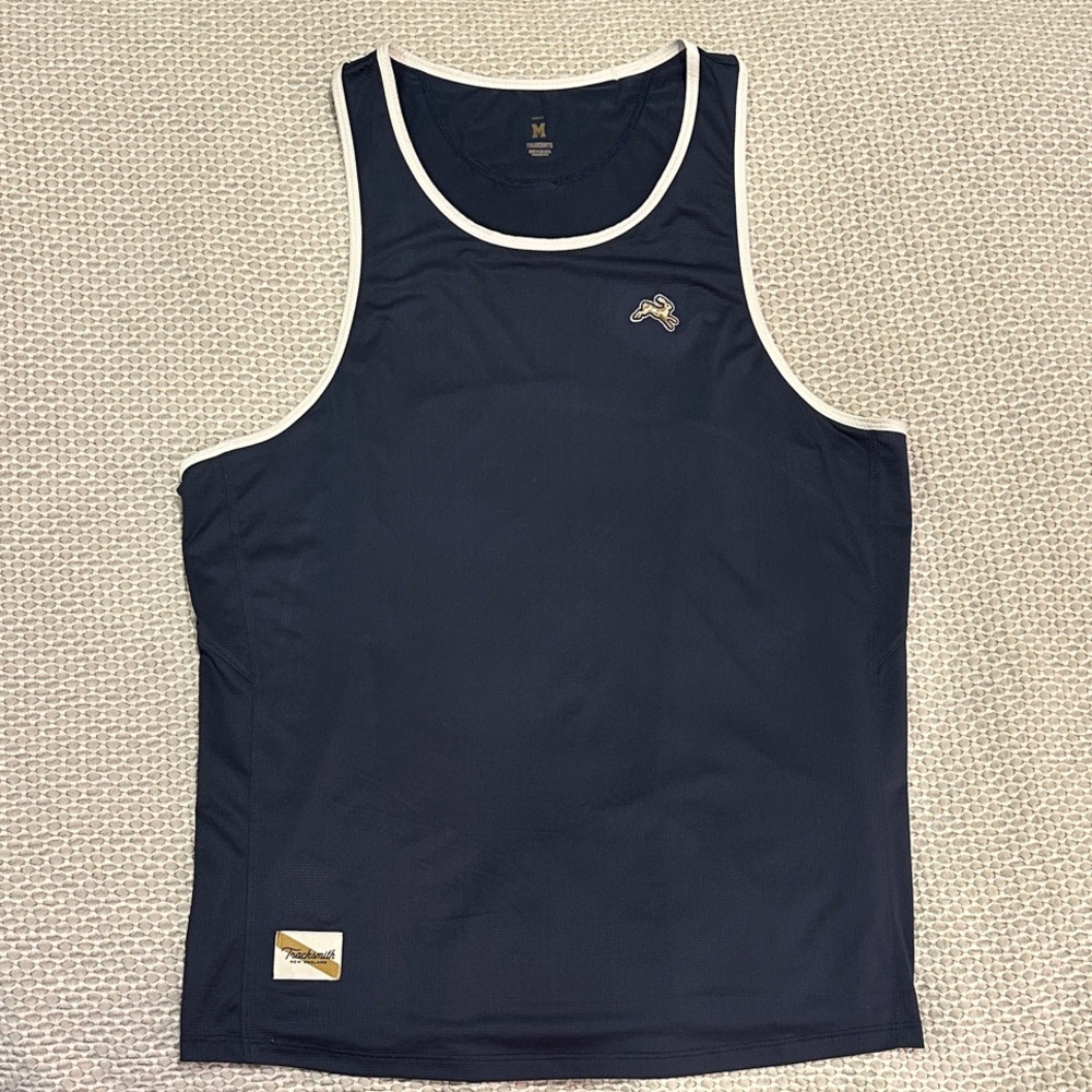 Tracksmith Navy/Ivory Tank Top / Men’s M / Great Condition